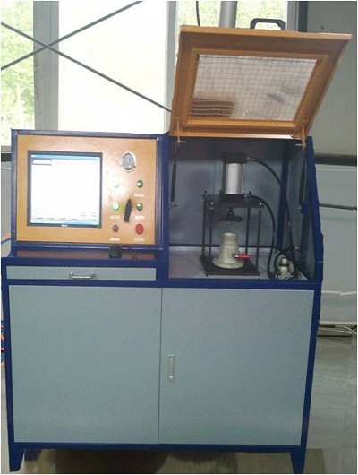 Hydraulic test machine